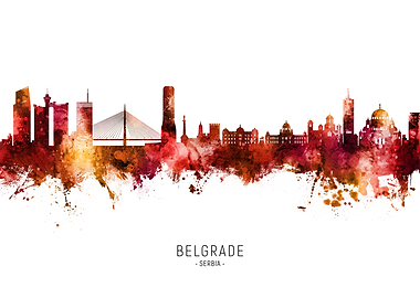 Belgrade Skyline Serbia