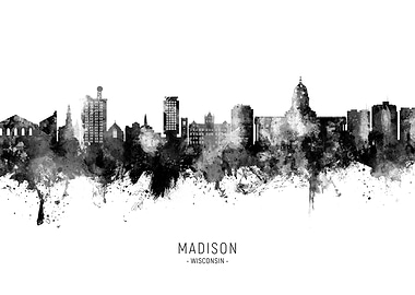Madison Skyline Wisconsin
