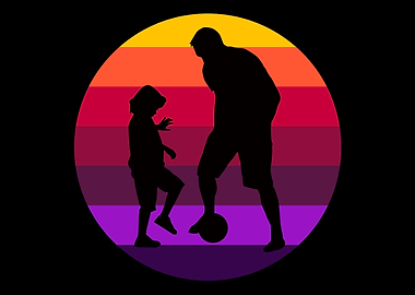 Father Son Soccer Cute S