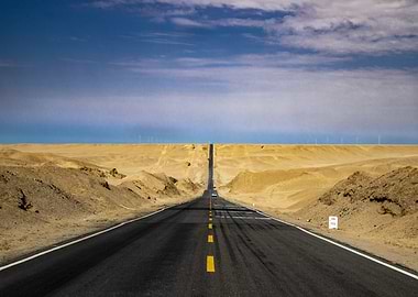 Road Trip Landscape Desert