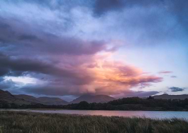 Sunset at Kilchurn Castle