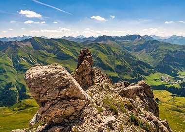 View Lechquellengebirge