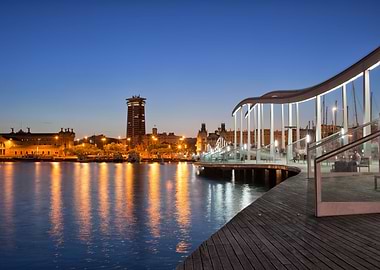 Barcelona at Dusk