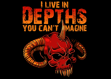 Demon Skull Gothic Devil