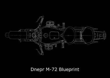 Dnepr M72 Blueprint top
