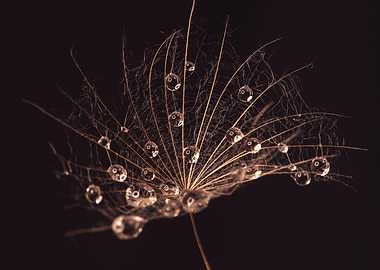 Dandelion and drop