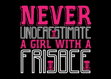 Frisbee Girl Disc Golf