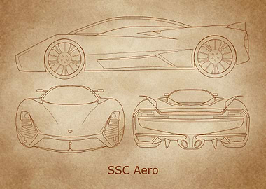 SSC Aero Blueprint old