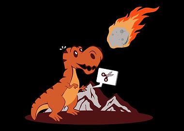 Rock Paper Meteor Dinosaur