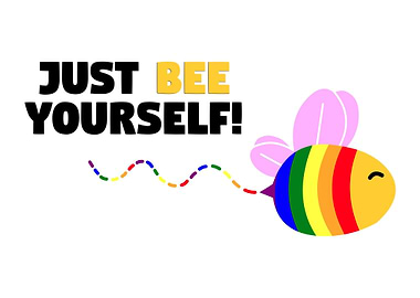 Gay pride bee yourself
