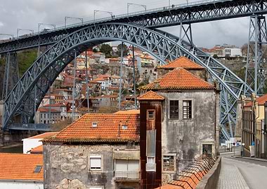 Bridge In Porto And Gaia