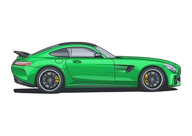 Mercedes AMG GTR draw