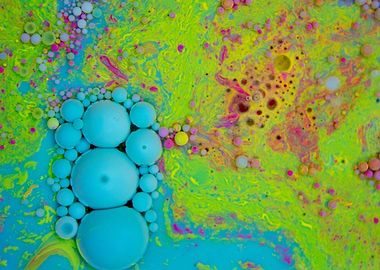 Bubbles Art Clementine