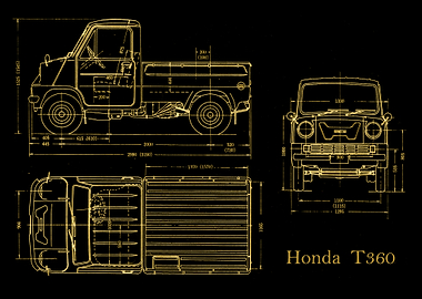 Honda T3601 gold