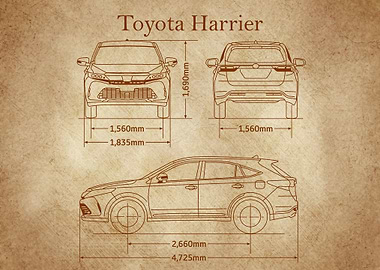 Toyota Harrier 2018 Bluepr