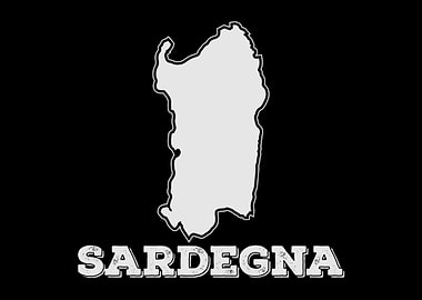 Sardinia Map Sardegna