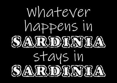 Sardinia Saying Sardegna