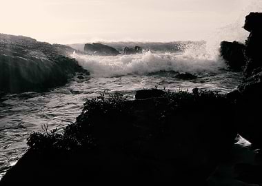 Waves Black And White