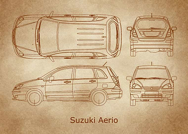Suzuki Aerio 2005 old