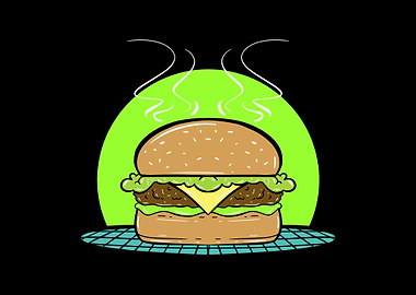 Retro Hamburger Gift