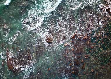 Birdseye view of the coast