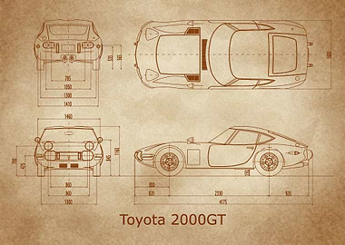Toyota 2000GT 1967 old