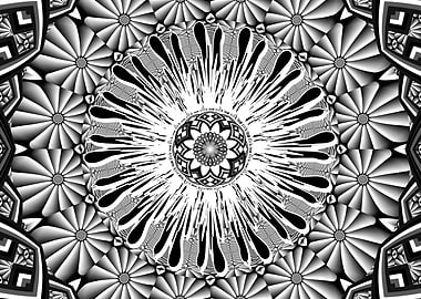 Black and white artwork