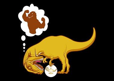 Dschinn TRex Funny Dinosa