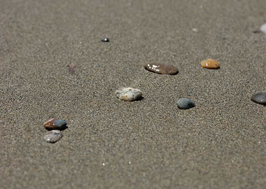 Sea beach ground Crete