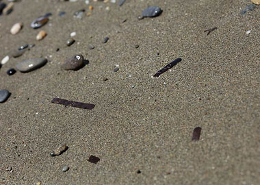 Sea beach ground Crete