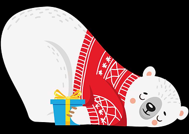 Polar Bear Christmas Bear