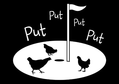 Golf Putter chicken