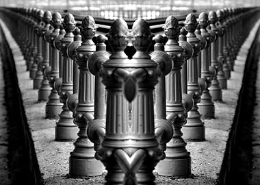 Mirrored street photograph