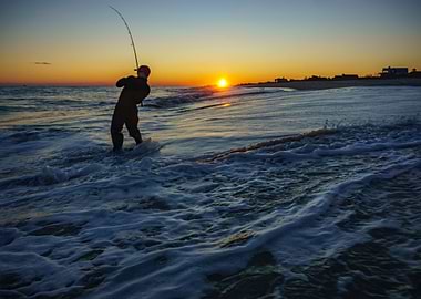 Sunset Angler