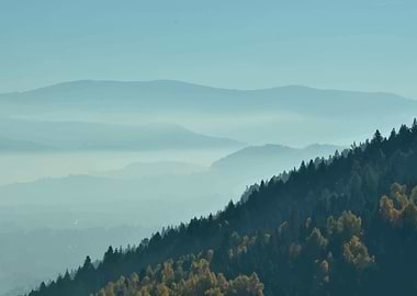 Morning in the mountains