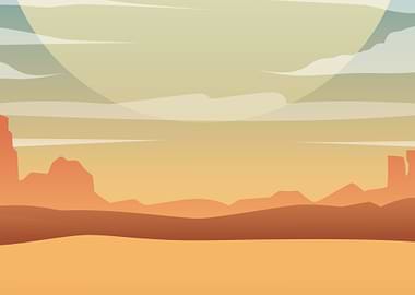 Beautiful Sand Landscape