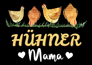 Landwirt Huehner Spruch