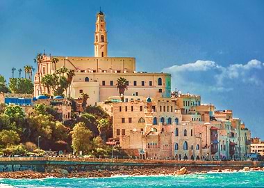 Old Jaffa Cityscape Israe
