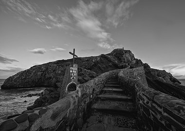 Gaztelugatxe landscape sea