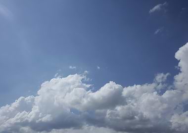 Blue sky with clouds