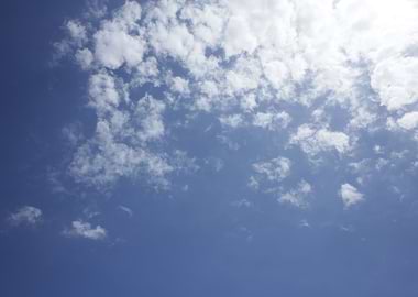 Blue sky with clouds