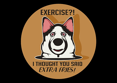 Exercise Fries Funny Foodi