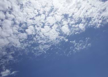 Blue sky with clouds