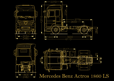 Mercedes Benz Actros gold