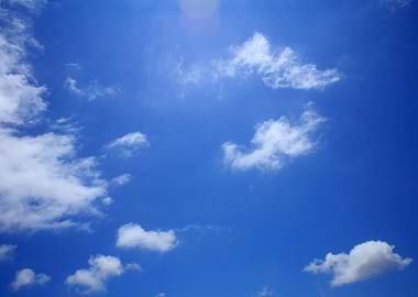 Summer sky with clouds