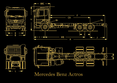 Mercedes Benz Actros gold