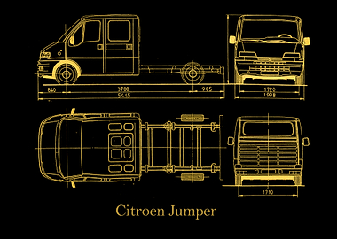 Citroen Jumper truck gold