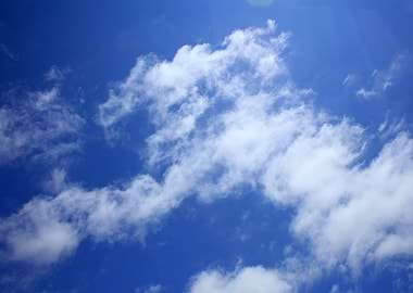 Summer sky with clouds