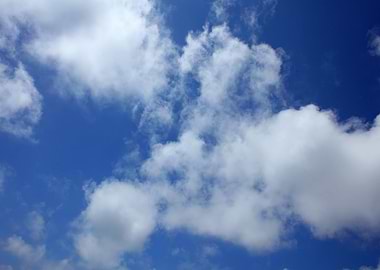 Summer sky with clouds