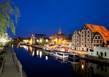 Bydgoszcz City by Night